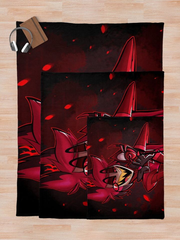 Alastor Hazbin Hotel Blanket, Hazbin Hotel Fan Gift