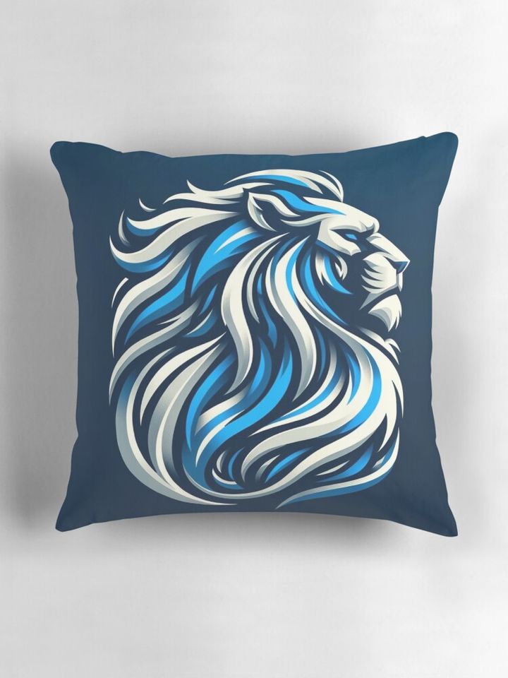 Detroit Football Pillow