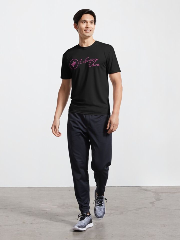 ALIA Library Love Neon Pink T-Shirt