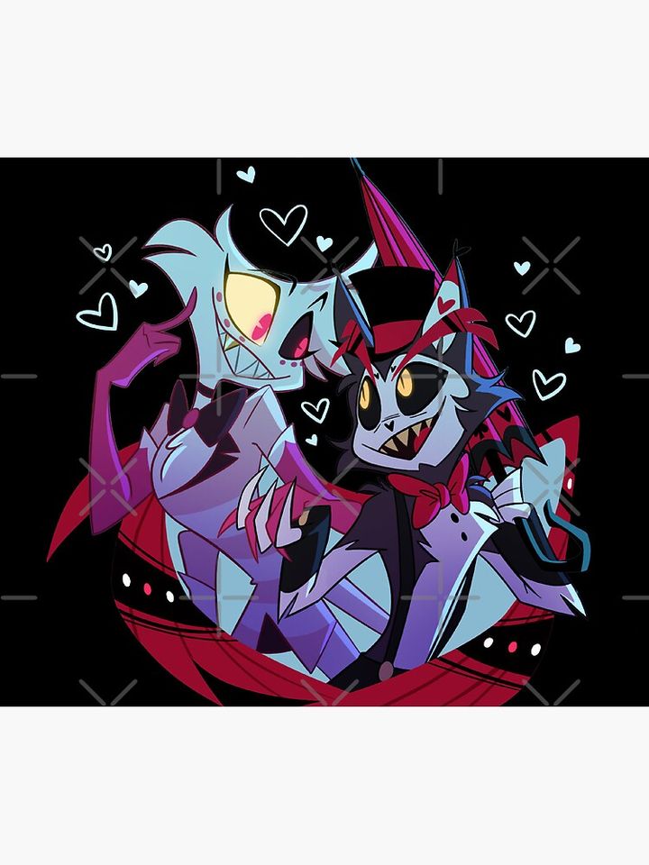 Huskerdust Hazbin Hotel Mouse Pad, Hazbin Hotel Decor