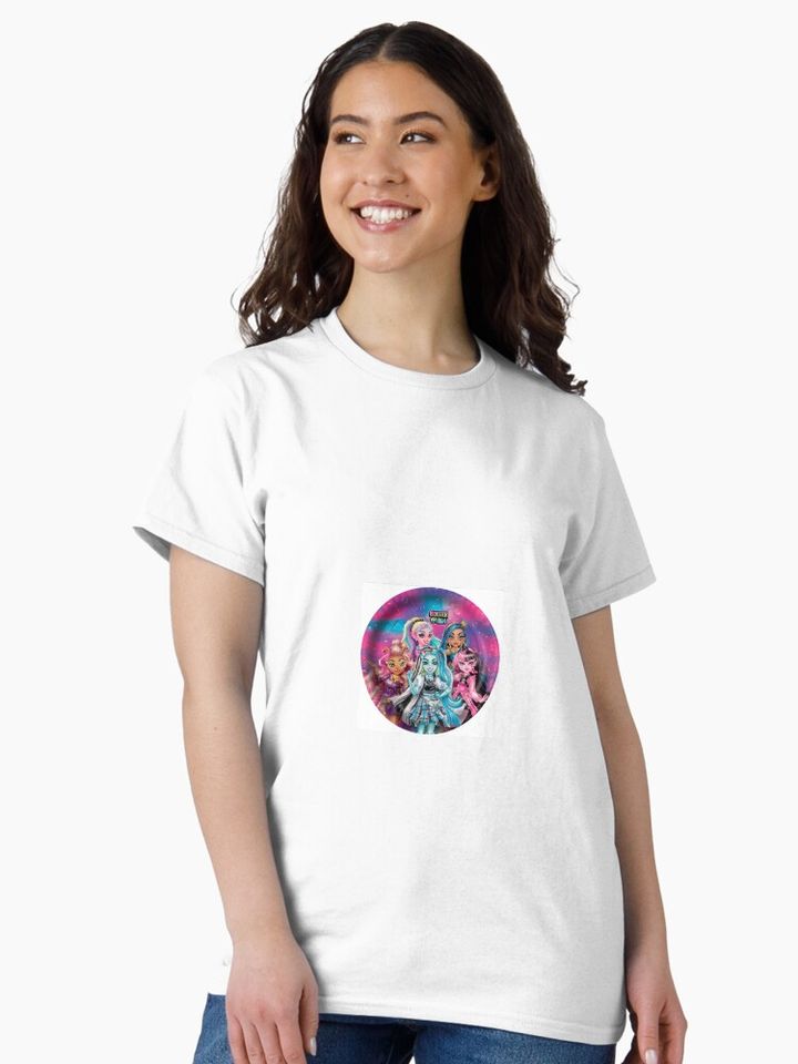 Colorful Monster Art Classic T-Shirt – Fun Casual Streetwear Graphic Tee