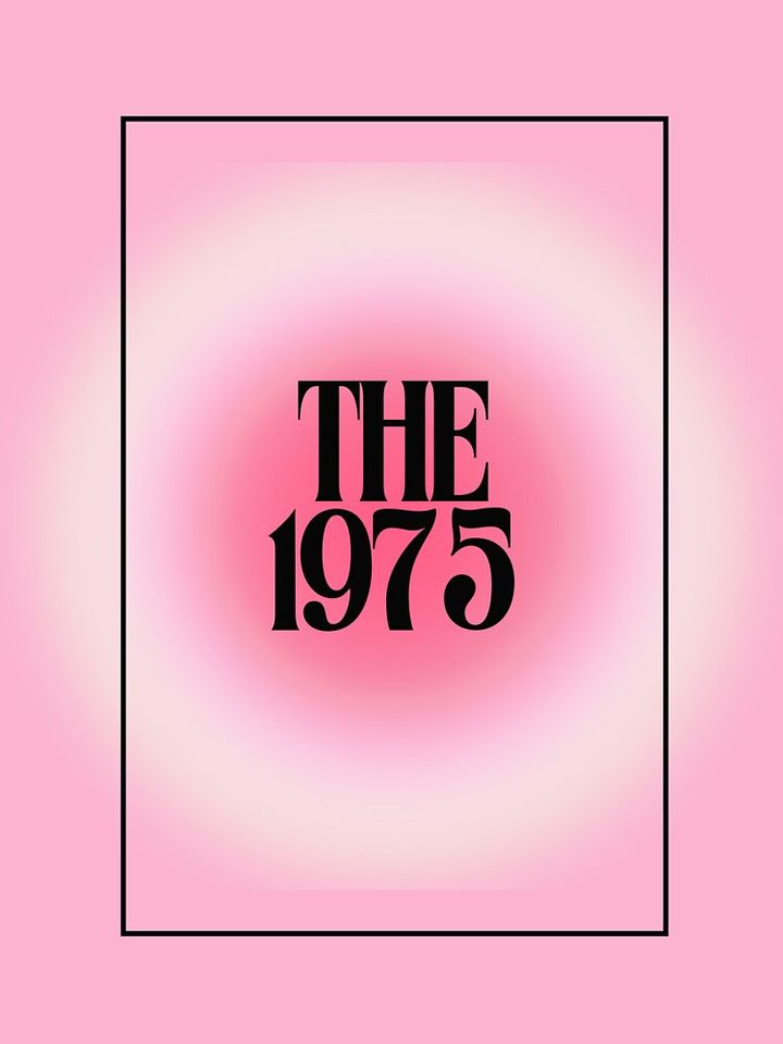 The 1975 Neon Pink Rectangle Classic T-Shirt