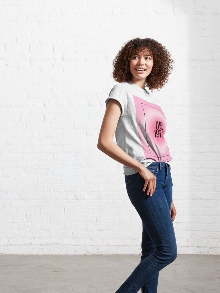 The 1975 Neon Pink Rectangle Classic T-Shirt