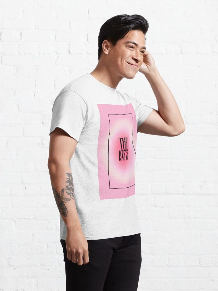 The 1975 Neon Pink Rectangle Classic T-Shirt