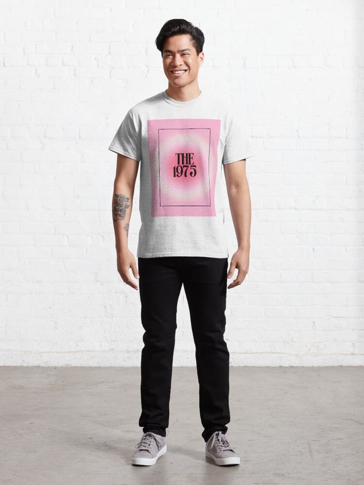 The 1975 Neon Pink Rectangle Classic T-Shirt