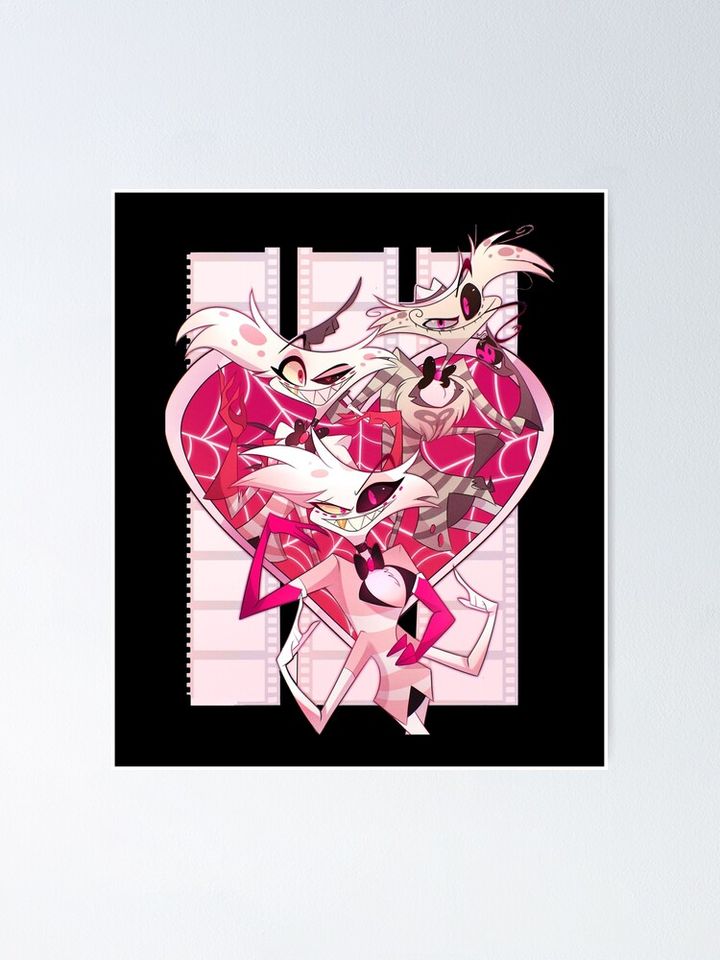 Hazbin Hotel Angel Dust Poster