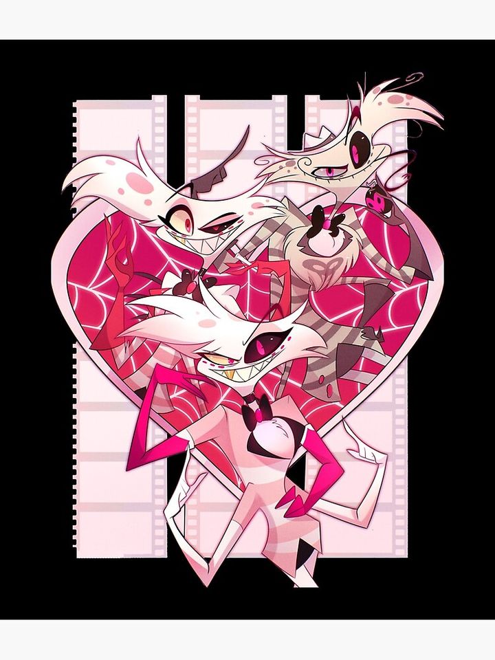 Hazbin Hotel Angel Dust Poster