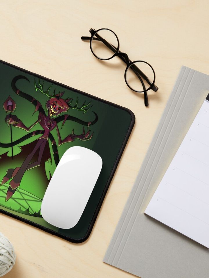 Alastor Hazbin Hotel Mouse Pad, Hazbin Hotel Decor