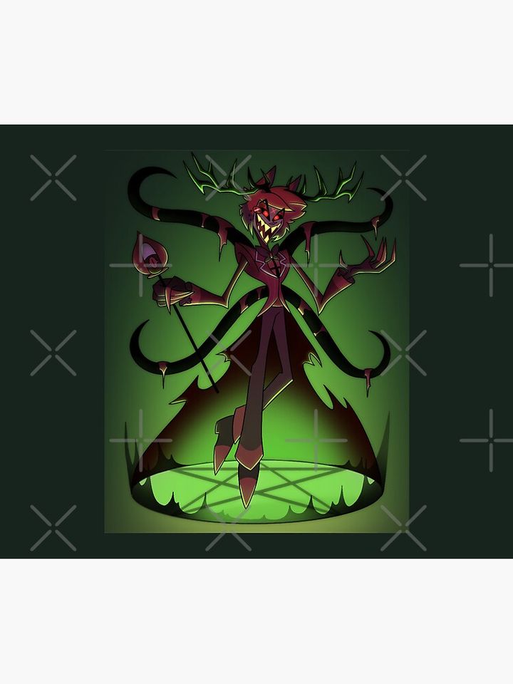 Alastor Hazbin Hotel Mouse Pad, Hazbin Hotel Decor