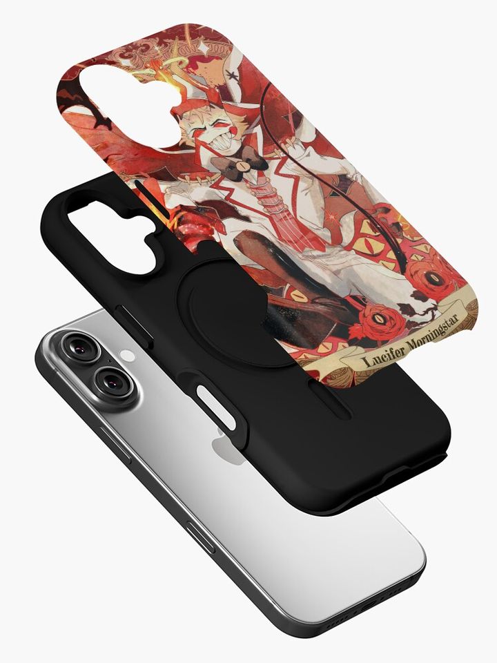 Hazbin Hotel Lucifer Morningstar Tshirt Sticker iPhone Case
