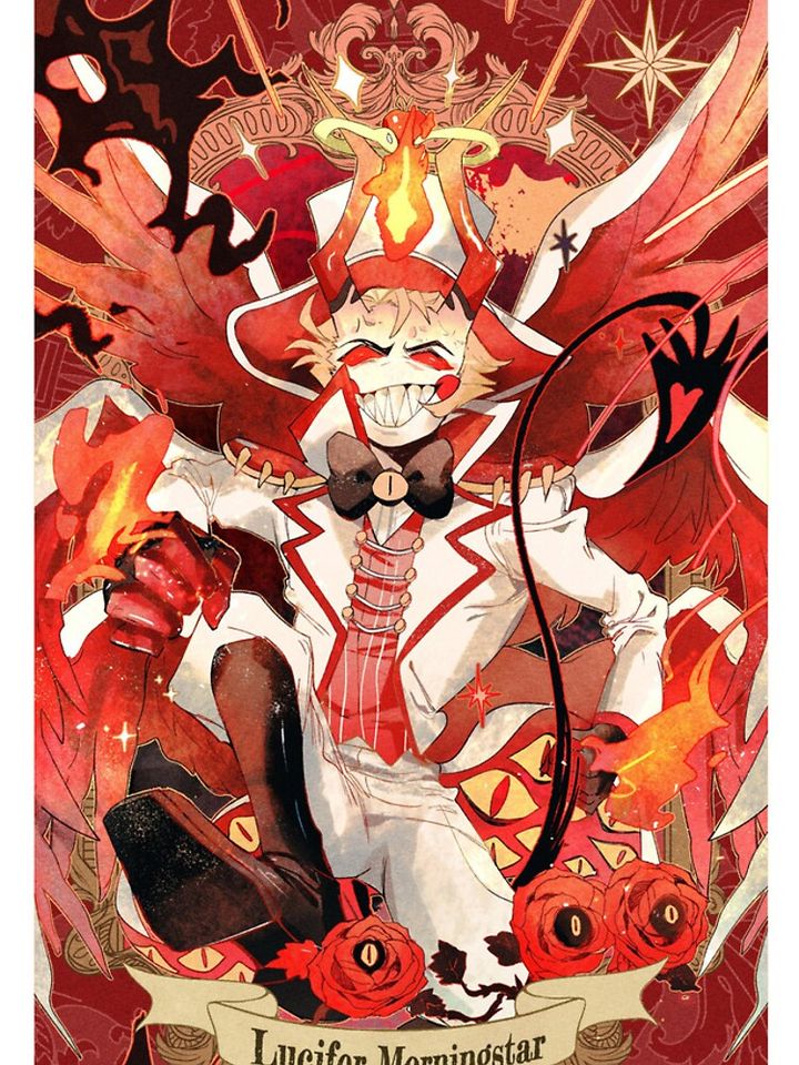 Hazbin Hotel Lucifer Morningstar Tshirt Sticker iPhone Case