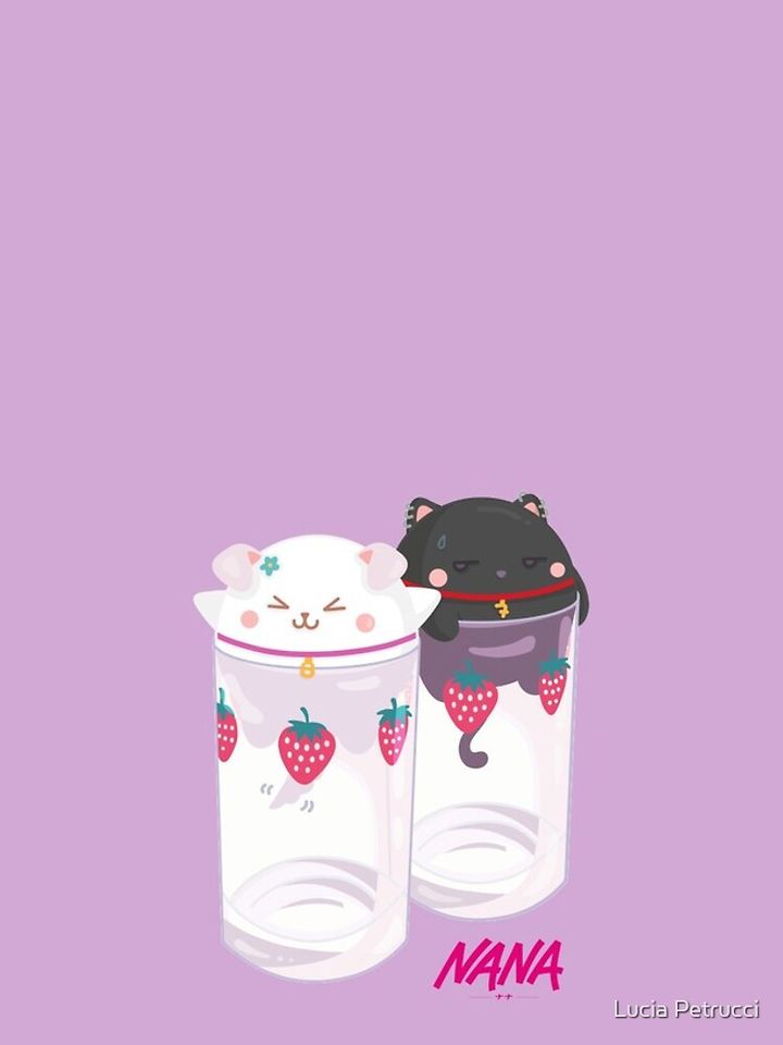 Nana & Hachi - Strawberry glasses iPhone Case