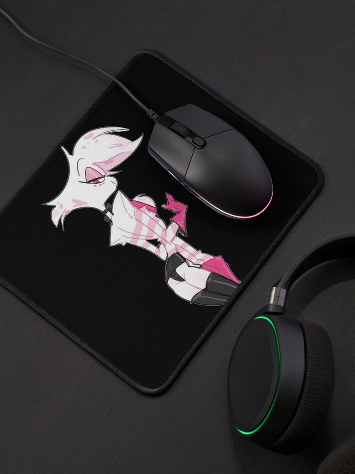 Angel Dust Hazbin Hotel Mouse Pad, Hazbin Hotel Decor
