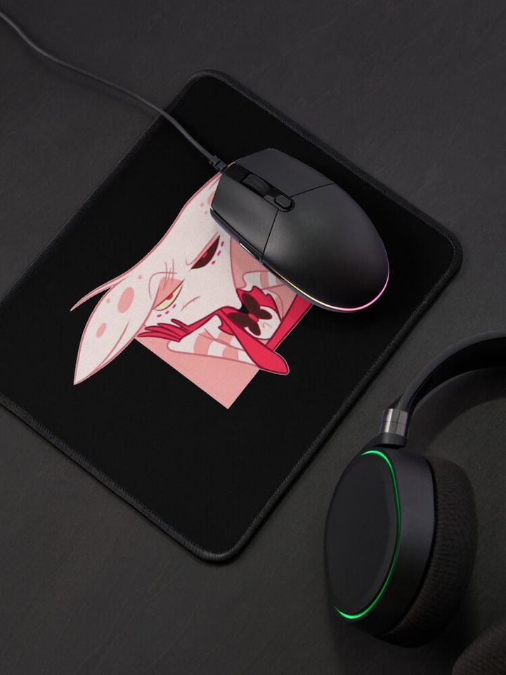 Angel Dust Hazbin Hotel Mouse Pad, Hazbin Hotel Decor
