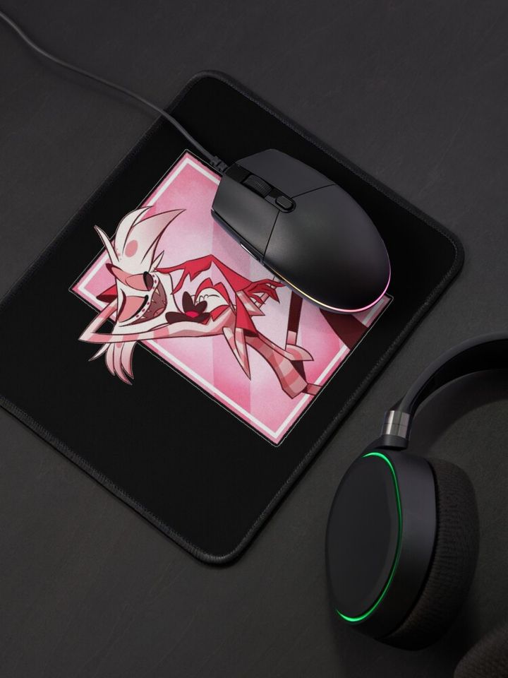 Angel Dust Hazbin Hotel Mouse Pad, Hazbin Hotel Decor