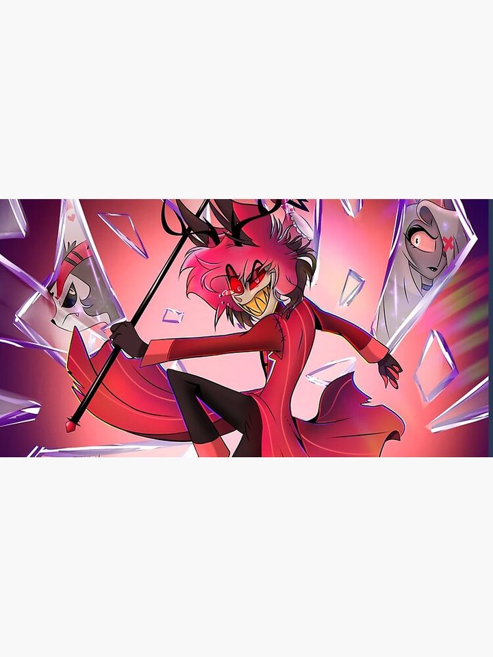 Alastor Hazbin Hotel Desk Mat, Hazbin Hotel Decor