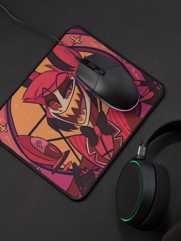 Alastor Hazbin Hotel Mouse Pad, Hazbin Hotel Decor