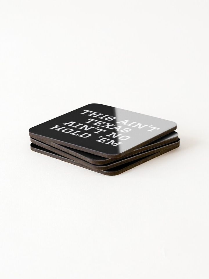 TEXAS HOLD EM Coasters