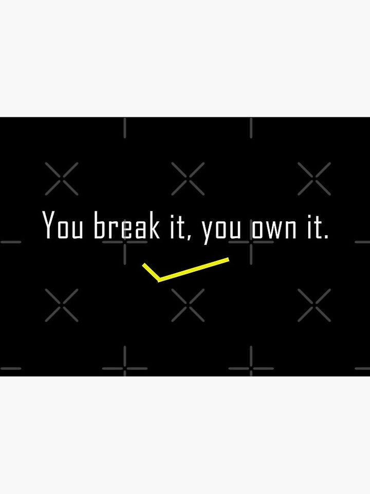 You Break It You Own It Poster, Caitlin Clark Poster