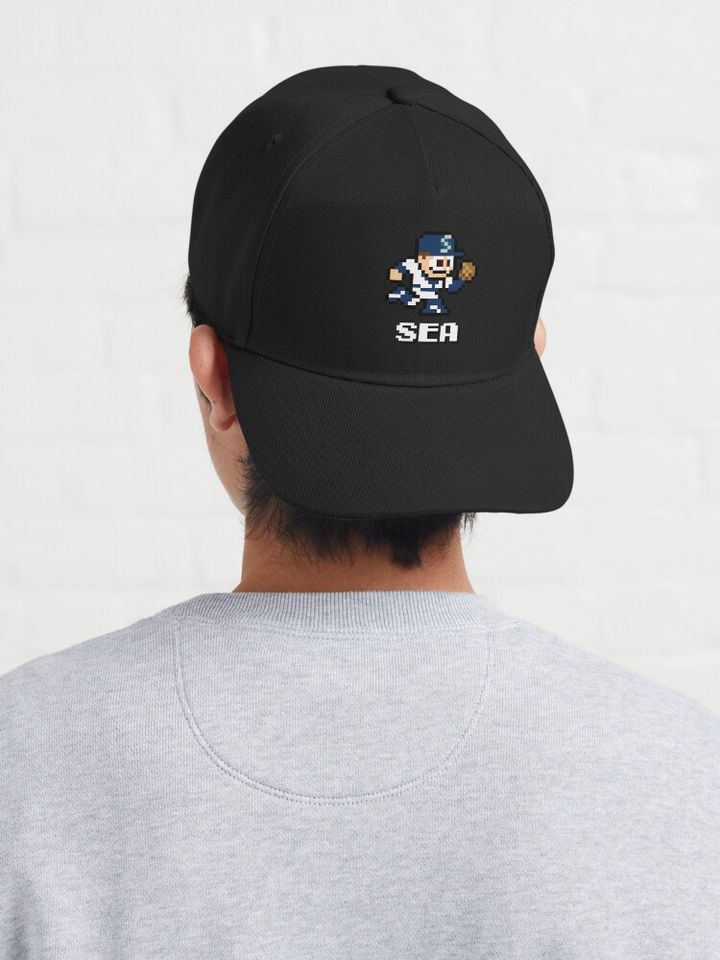 Seattle (8-bit Player + Initials) Cap