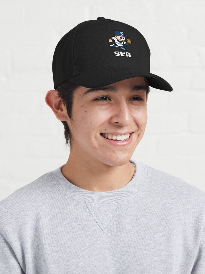 Seattle (8-bit Player + Initials) Cap