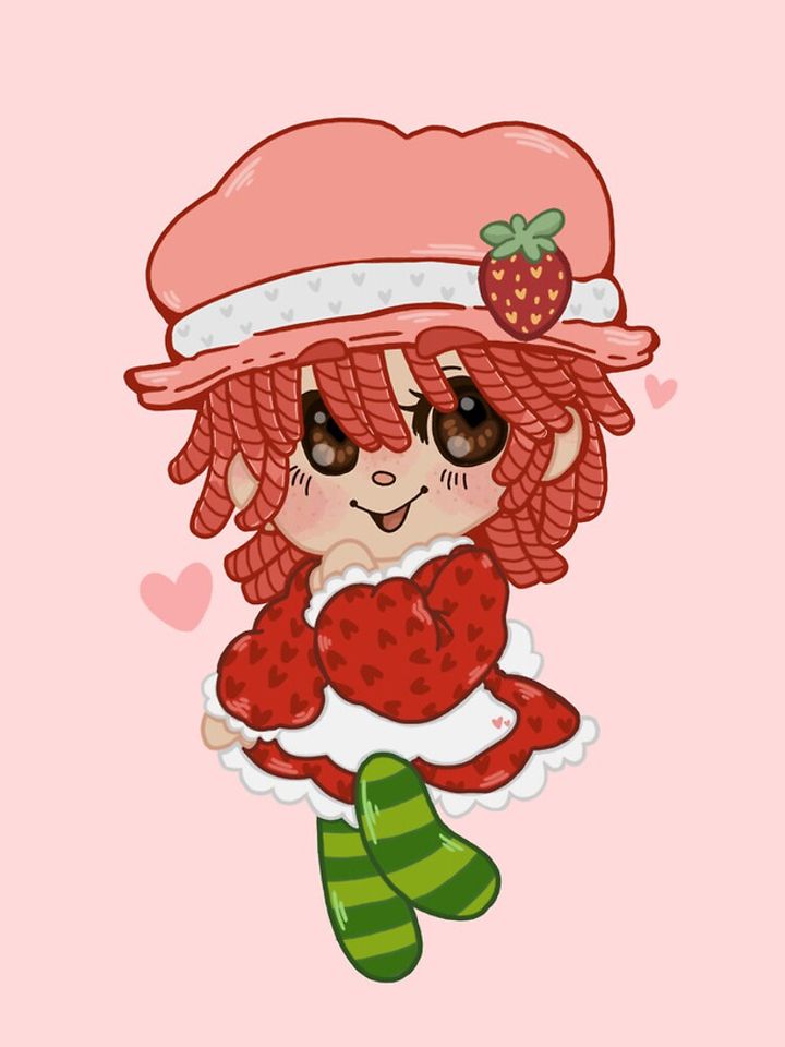 Strawberry shortcake cutie iPhone Case
