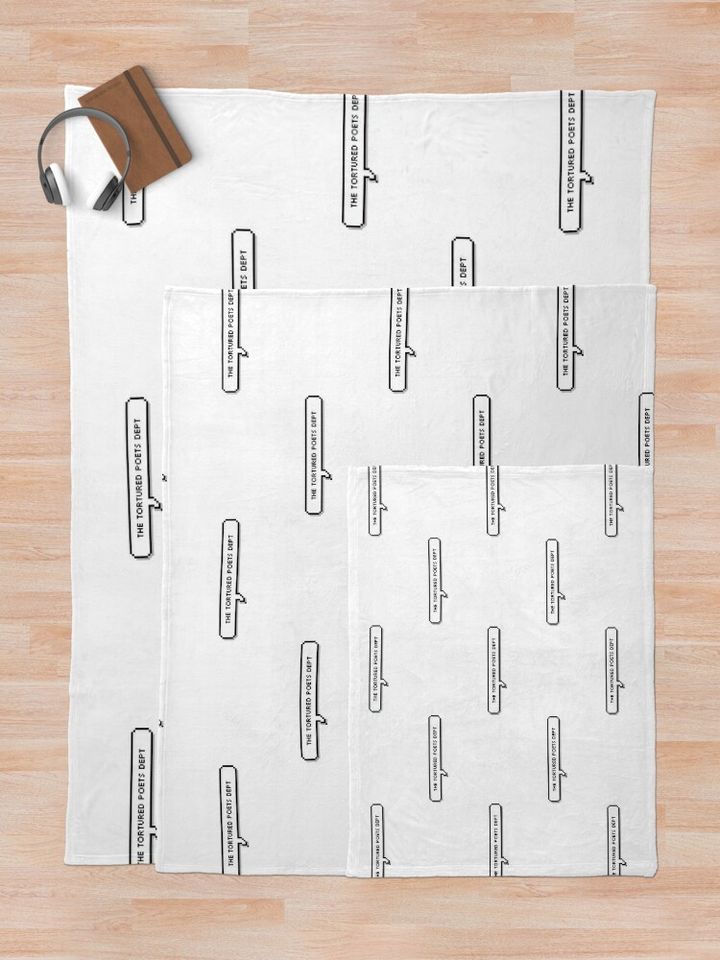 The Tortured Poets Department Throw Blanket