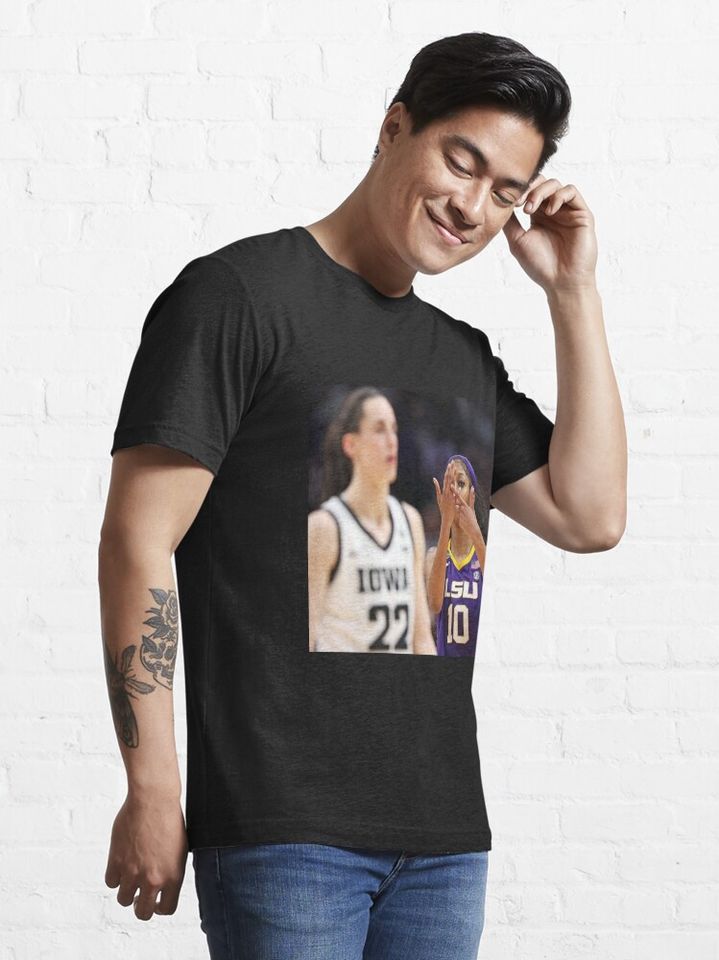 Angel Reese Mimics Caitlin Clark Taunt Essential T-Shirt