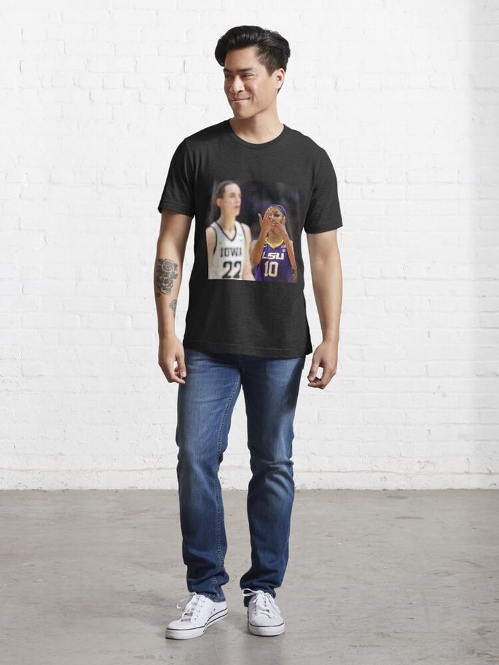 Angel Reese Mimics Caitlin Clark Taunt Essential T-Shirt