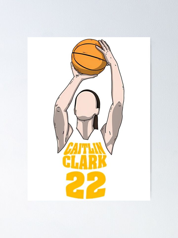 Caitlin Clark Poster, Caitlin Clark Baseball Poster