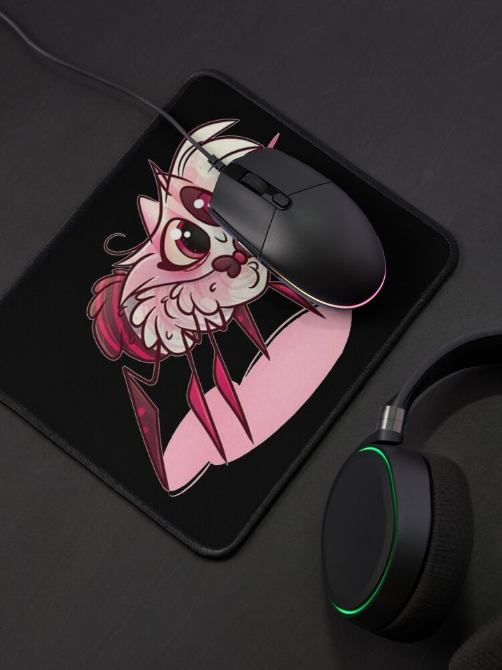 Angel Dust Hazbin Hotel Mouse Pad, Hazbin Hotel Decor