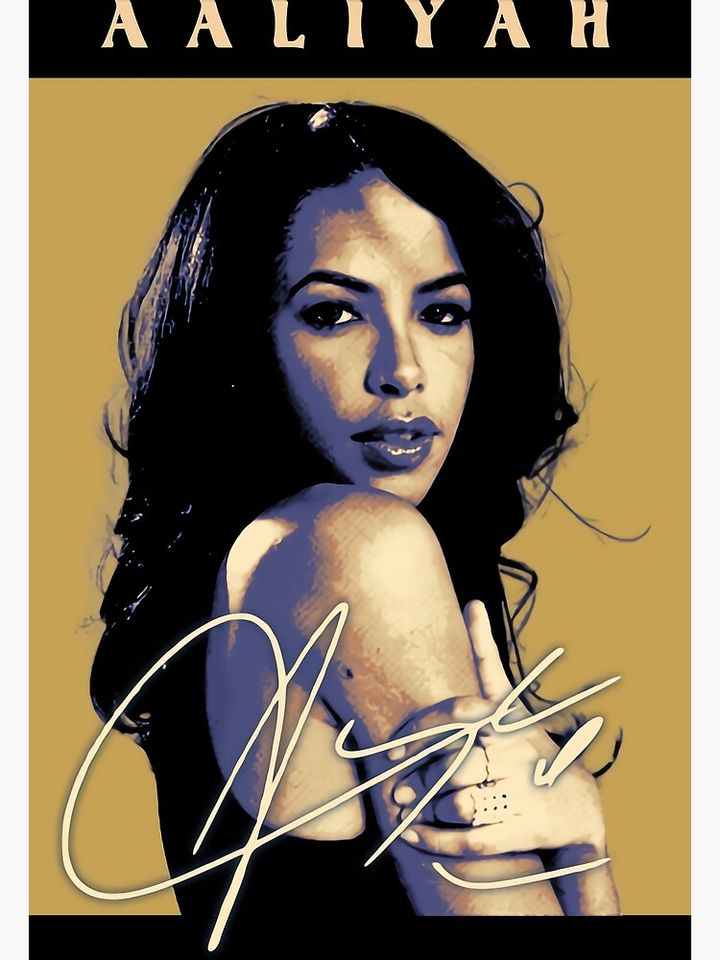 Aaliyah Dana Haughton Pop Canvas