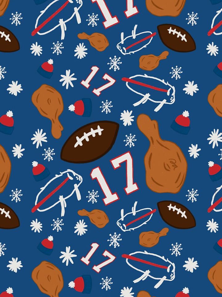 Let's Go Buffalo Pattern iPhone Case, Gift For Fan