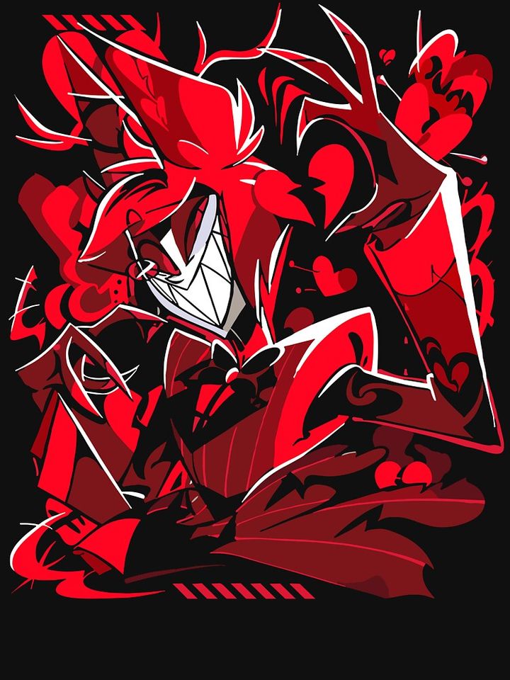 Alastor Hazbin Hotel 90s Pullover Hoodie