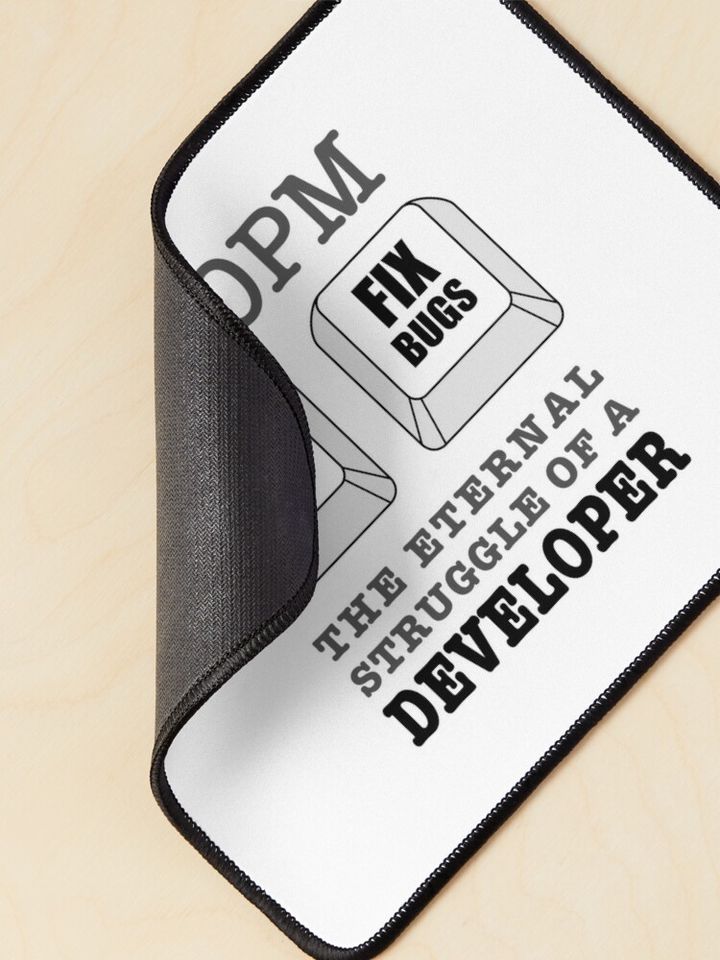 Developer Struggles Meme Mouse Pad