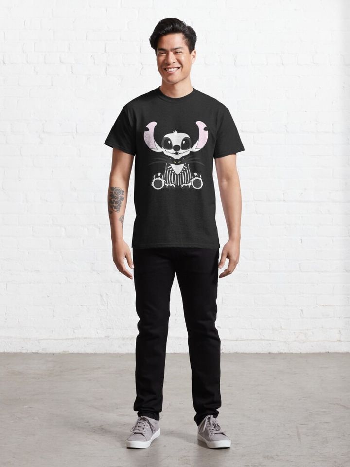 Stitch as Jack Skellington Classic T-Shirt