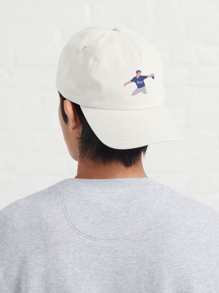 Baseball player in action Cap