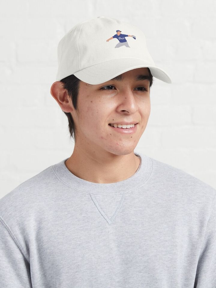 Baseball player in action Cap