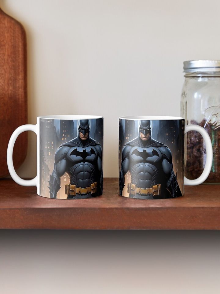 Batman Coffee Mug, Hero mug, Batman merch