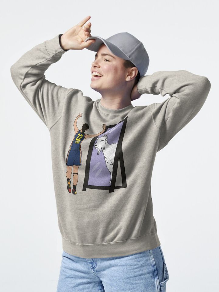 Caitlin Clark Mirror GOAT Pullover Sweatshirt