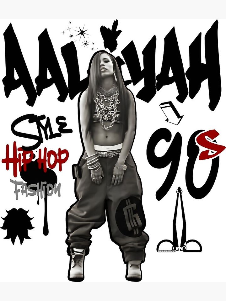 Aaliyah Dana Haughton Pop Canvas