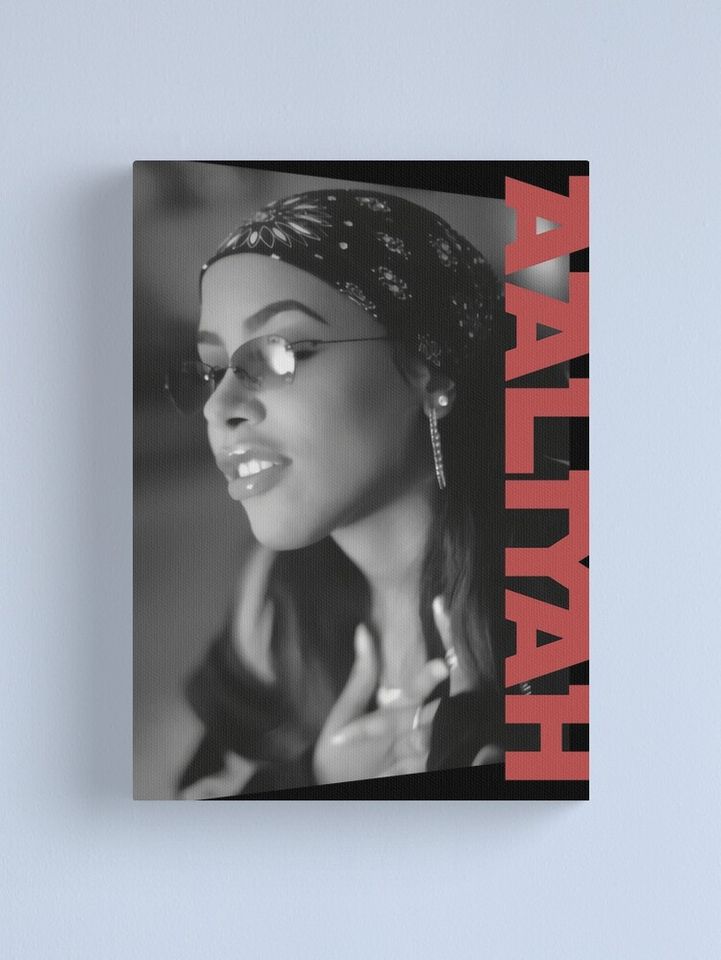 Aaliyah Dana Haughton Pop Canvas