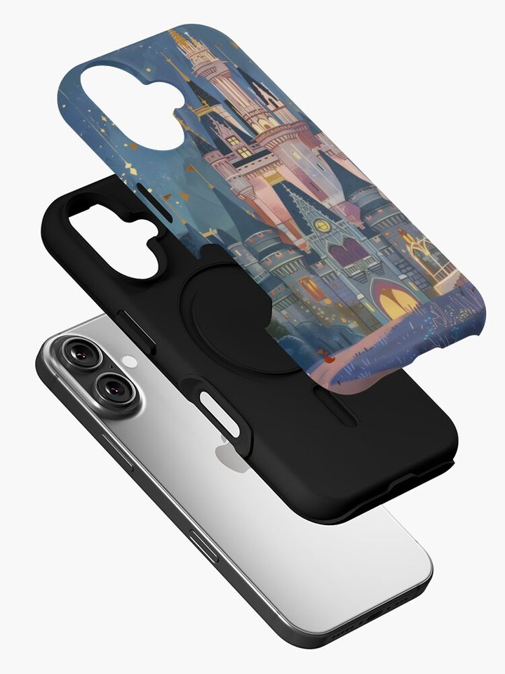 Castle Illustration iPhone Case