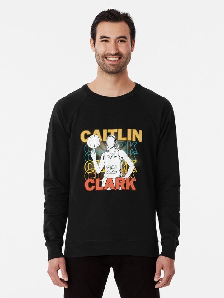 Basketball Caitlin Clark Illustration Sweatshirt