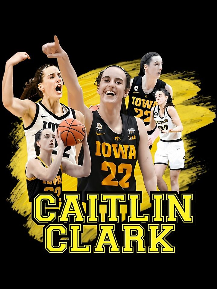 Caitlin Clark Retro Poster