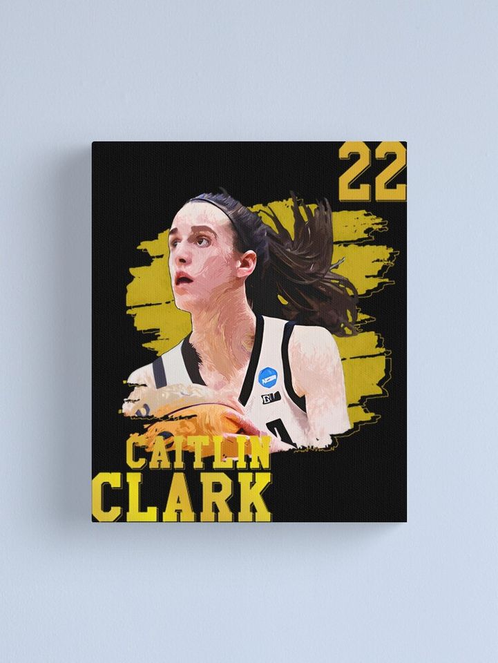 Caitlin Clark 22 Canvas- Caitlin Clark merch