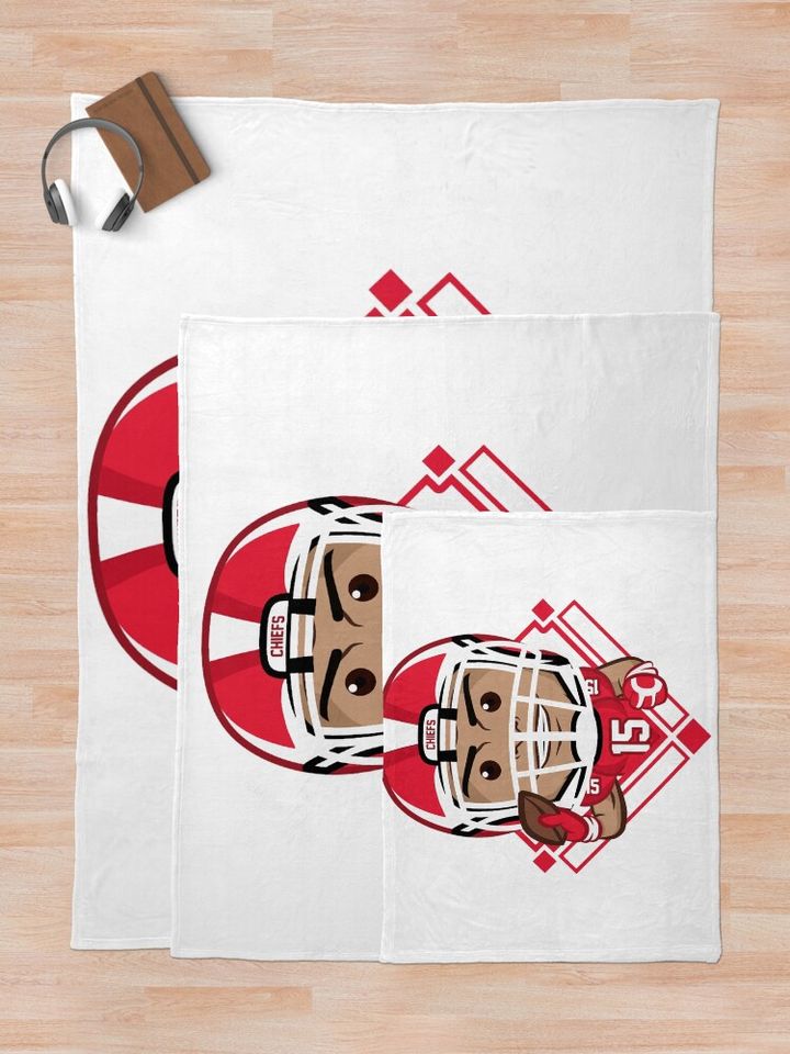 Patrick Mahomes  Throw Blanket, Gift for Fan