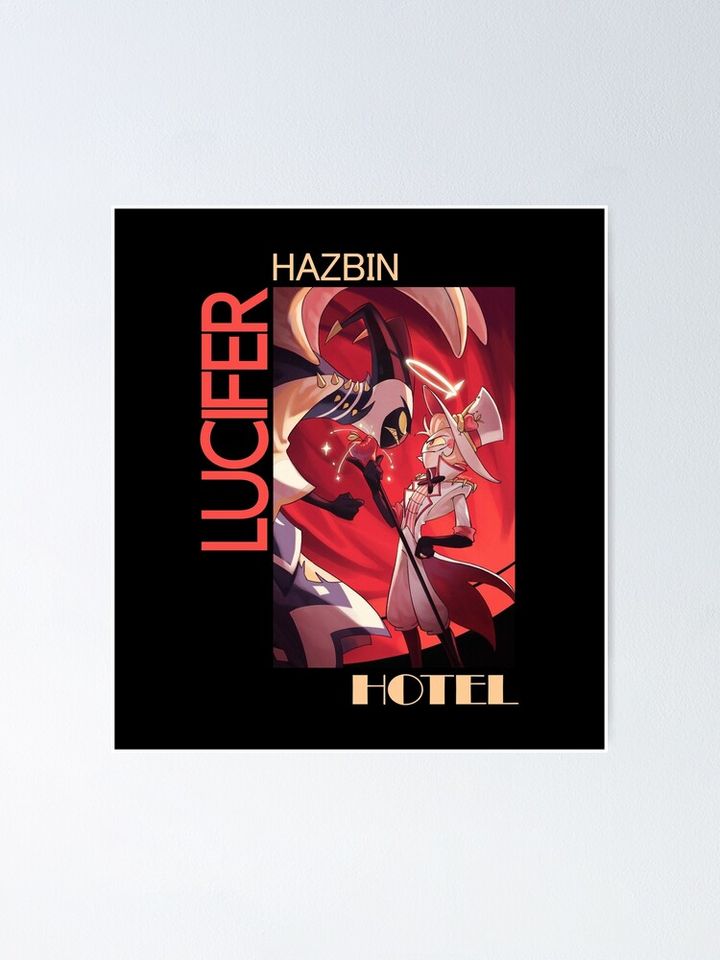Lucifer Hazbin Hotel Poster Wall Art Print for Interior Decor