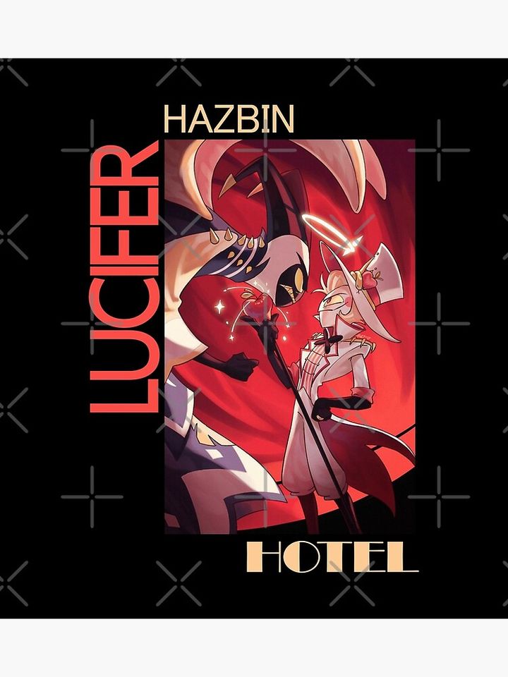 Lucifer Hazbin Hotel Poster Wall Art Print for Interior Decor
