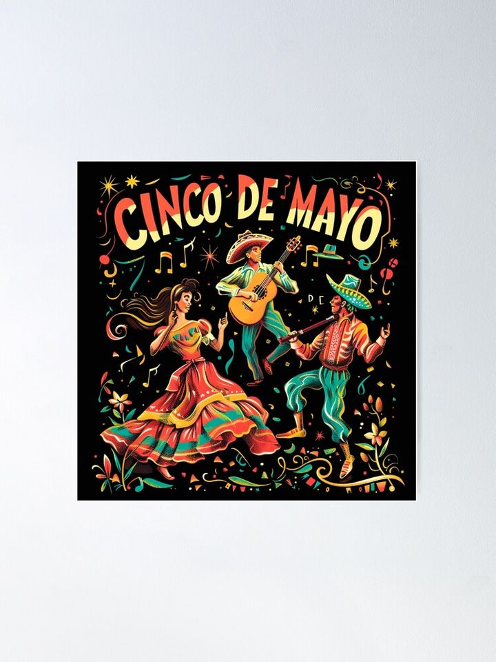 Cinco de Mayo Fiesta Mariachi Band Poster